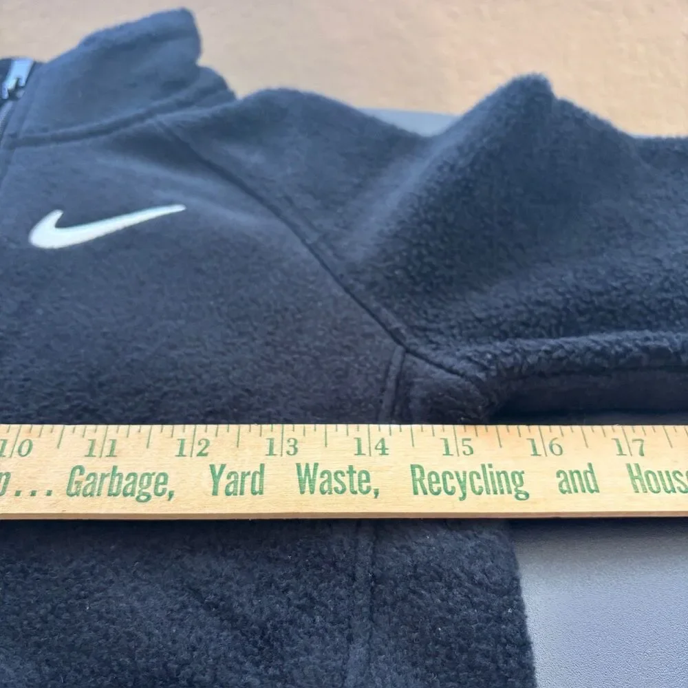 Nike Boys Polar Fleece Jacket Size 7 L/G Full Zip Blue Style - Picture 5 of 6